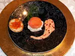Saumon fumé et coulis de poivrons, rapide à réaliser