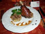 Lacquered Lamb Shanks (Souris d'Agneau), slow-cooked and generous