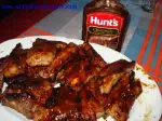 Travers de porc sauce BBQ, croustillant et savoureux