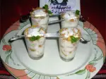Photo recipe Glasses of yoghurt and coconut