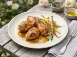 Free-Range Chicken Wings Stuffed with Foie Gras, convivial and delicious