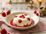 Photo recette Bavarois aux fraises et framboises