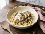 Chicken Supreme with Fresh Morels, great for sharing