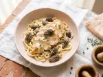 Chicken Supreme with Fresh Morels, tender and flavorful
