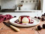 Blanc-manger aux cerises, express du quotidien