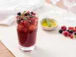Brassage de fruits rouges, express du quotidien
