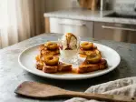 Photo recipe Caramelized Brioche with Greengage Plums
