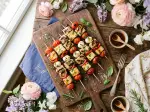 Turkey Skewers, delicate and flavorful