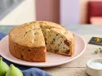 Cake châtaigne, roquefort et figues, délicat et savoureux