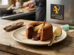 Photo recipe Pear and chocolate fondant cake