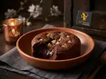Photo recipe Pear and chocolate fondant cake