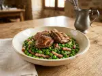 Photo recette Canard aux petits pois