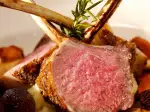 Carré d'agneau basse température, rosé et savoureux