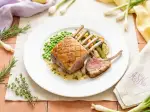 Photo recette Carré d'agneau de pré-salé rôti, jus d'herbes