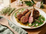 Photo recette Carré d'agneau de pré-salé rôti, jus d'herbes