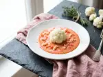 Chou-fleur et gambas, facile à préparer