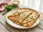 Photo recipe Ham and Cheese filled crepes