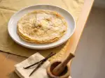 Crêpes sans œufs à la vanille, rapides et faciles