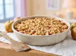 Crumble aux pommes Reinettes, rapide et facile