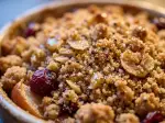 Crumble aux pommes Reinettes, idéal en famille