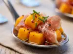 Mango & Parma Ham Spoons, express recipe