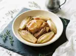 Échine de porc confite aux endives, idéale en famille
