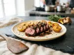Faux filet de cheval poêlé, idéal pour un repas convivial