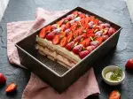 Fraisier express, rapide et facile