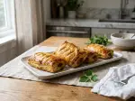 Friand (French Sausage Pastry Roll), quick to prepare
