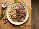Roast Leg of Lamb (Gigot d'Agneau), light and springlike