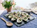 Photo recipe Full-Sea Oysters with Pineau and Nettle Cream