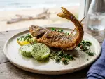 Photo recette Le merlan de ligne frit colbert