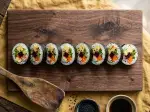 Vegetarian Maki Rolls, rich and satisfying