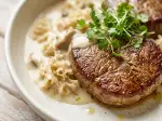 Mignons de veau et sparassis crêpu, délicats et savoureux