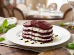 Photo recette Millefeuille de betterave au chèvre