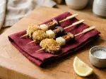 Photo recipe Small skewers with oysters, celery and cep