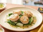 Photo recipe Small Monkfish Wheels with Swiss Chard Greens