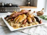 Photo recipe Roasted Guinea Fowl Alsatian Style