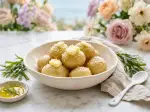 Pommes de terre nouvelles aux algues, conviviale et gourmande