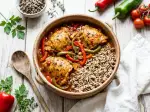 Photo recette Poulet basquaise au four