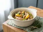 Photo recipe Rabbit Loin with Preserved Lemons