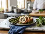 Photo recipe Chicken and mushroom rolls