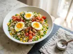 Photo recette Salade de riz jolie jolie