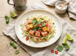 Saumon cru mariné à la tahitienne, à partager en famille