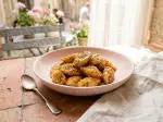 Sifflets de banane croustillants, frais et estival