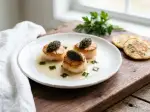 Saint-Jacques au caviar d'Aquitaine, faciles à préparer