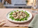 Scallops with Black Truffles, express recipe