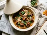 Photo recipe Tajine of veal onions honey and curry