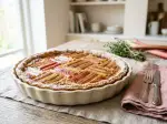 Photo recette Tarte à la rhubarbe