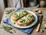 Artichoke & Anchovy Gourmet Toast, express recipe